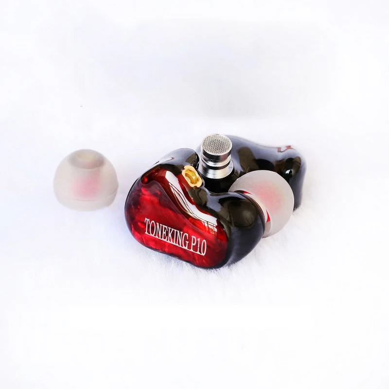 Toneking P10 10 мм плоский магнитный драйвер HiFi наушники вкладыши со съемным кабелем