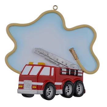 

Fire Truck Fire Engine Firefighter Personalized Christmas Ornament Used For Holiday New Year Gift Firefighter Souvenir