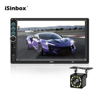 

Radio 2 Din Head Unit Three-screen Display Multimedia Player Bluetooth Mirror Link Auto Radio Reversing Camera Radio Samochodwe