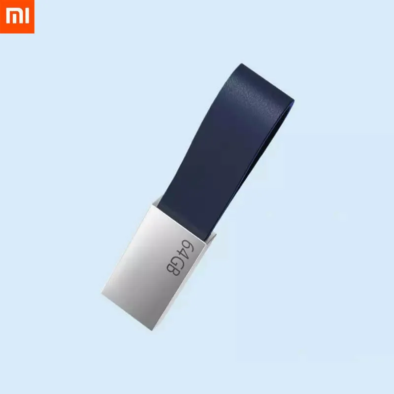 Xiaomi U диск 64 Гб USB 3,0 Высокоскоростная передача компактный размер ремешок дизайн легко носить с собой металлический корпус USB 64 ГБ