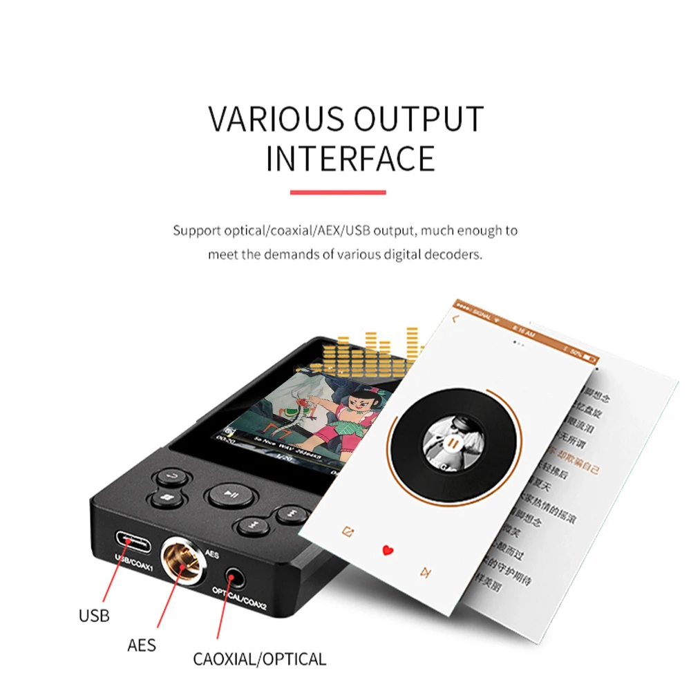 Портативный mp3 плеер xDuoo HiFI с поддержкой Bluetooth ЦАП X10T II USB коаксиальный|MP4-плееры| |
