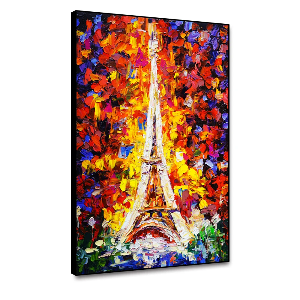 Paris Tower Impressisionist Canvas Painting Calligraphy Poster And Print Home Decor Picture for Living Room Bedroom Bathroom Paris Tower Impressisionist Canvas Painting Calligraphy Poster And Print Home Decor Picture for Living Room Bedroom Bathroom