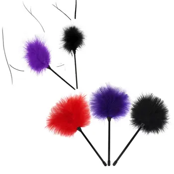 DUREN Erotic Bdsm Feather Tickled Whip Bondage Punish Fetish Leather Spanking Paddle Play Flogger Lover Riding Crop Pony Sex Toy 2