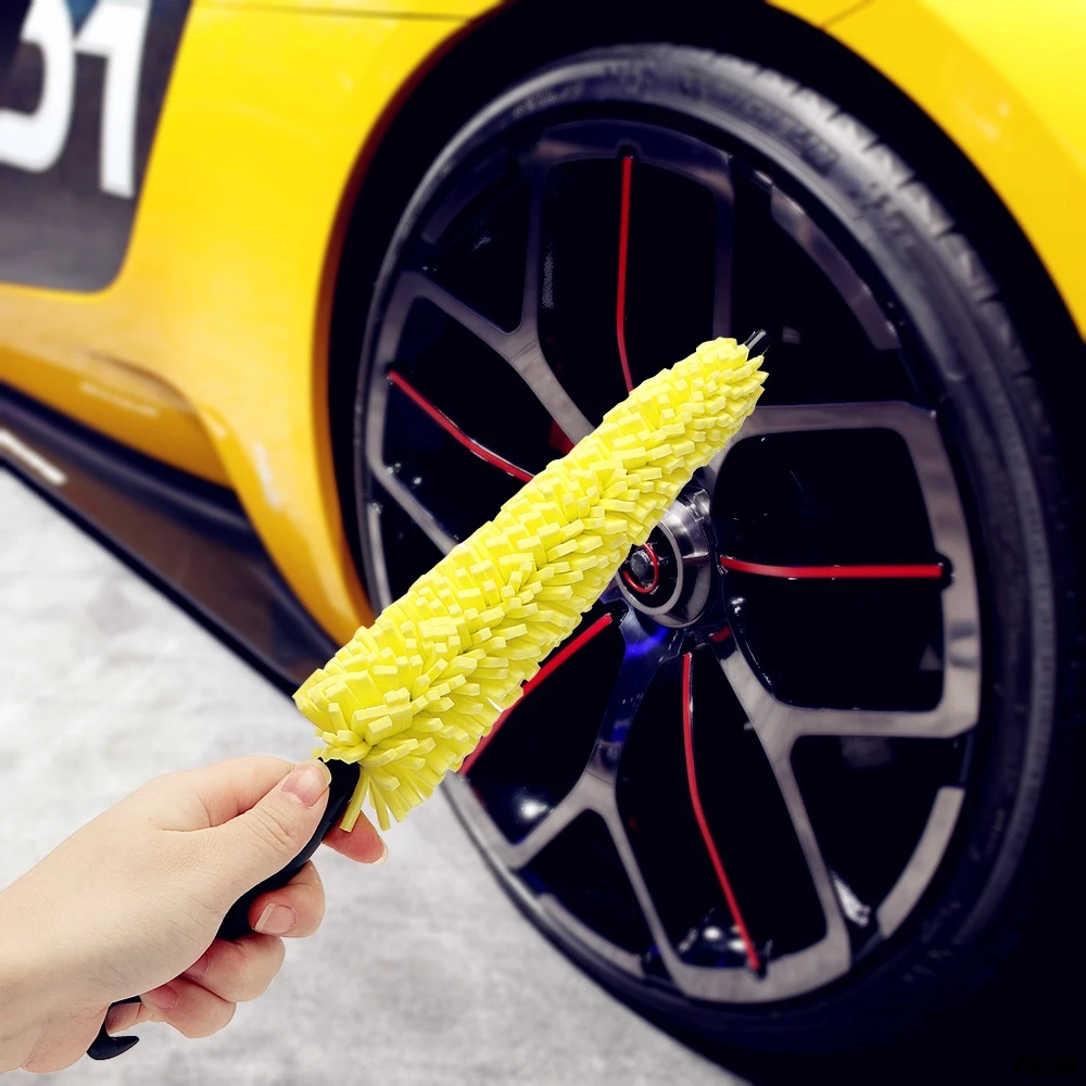 car auto Wheel Wash Brush Clean Rims Tire Washing for Mercedes Benz W203 W210 W211 W204 A C E S CLS CLK CLA GLK ML SLK Smart | Автомобили