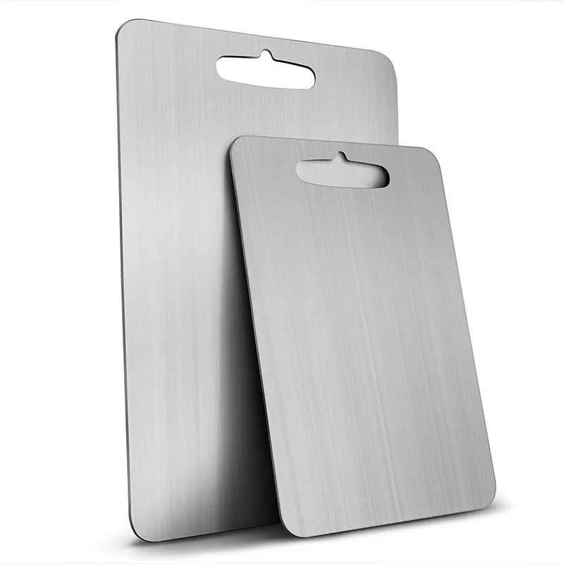 304 Stainless Steel Cutting Board Home Kitchen Rectangular Board Sterile Mildew Proof Fruit Vegetable Meat Chopping Board 1 304 Stainless Steel Cutting Board Home Kitchen Rectangular Board Sterile Mildew Proof Fruit Vegetable Meat Chopping Board 1
