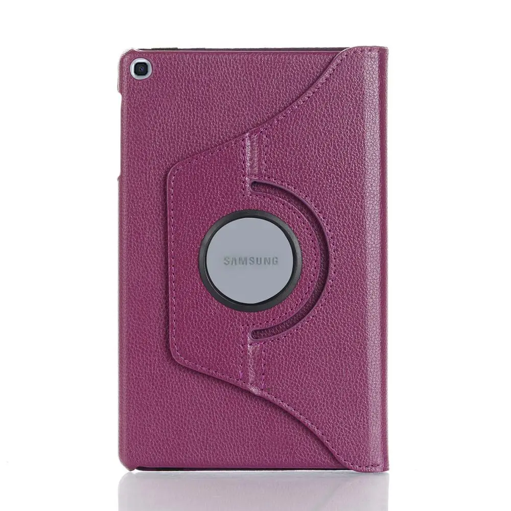 Чехол для samsung Galaxy Tab A 8,0,, SM-T290, T295, T297, чехол с поворотом на 360, умный чехол из ПУ кожи для samsung Tab A 8,0, T290, чехол - Цвет: Purple