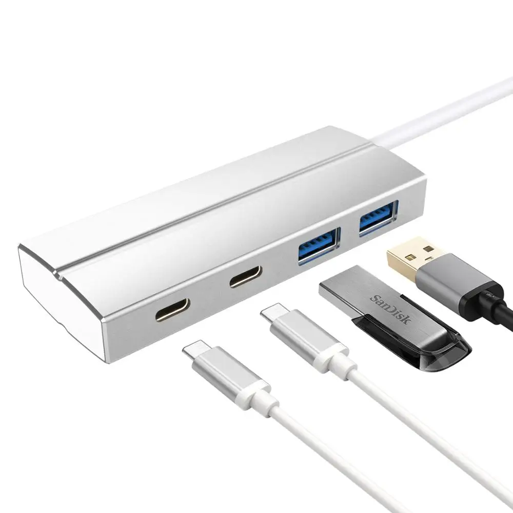 Разветвитель USB 3 0 типа C для ноутбука macbook Huawei P20 Mate 20 Samsung S9/S9 plus и т. Д.|USB-хабы| |