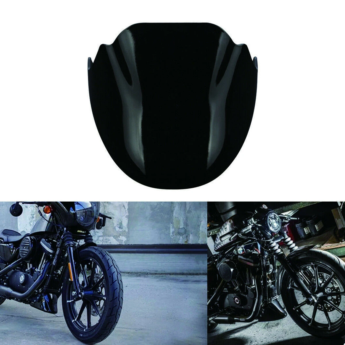 

Front Chin Spoiler Fairing Mudguard Cover For Harley Sportster XL883 XL1200