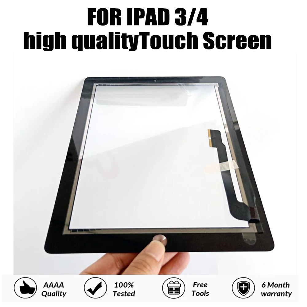 Новый сенсорный экран для iPad 3 4 iPad3 iPad4 A1416 A1430 A1403 A1458 A1459 A1460 Замена ЖК-экрана |