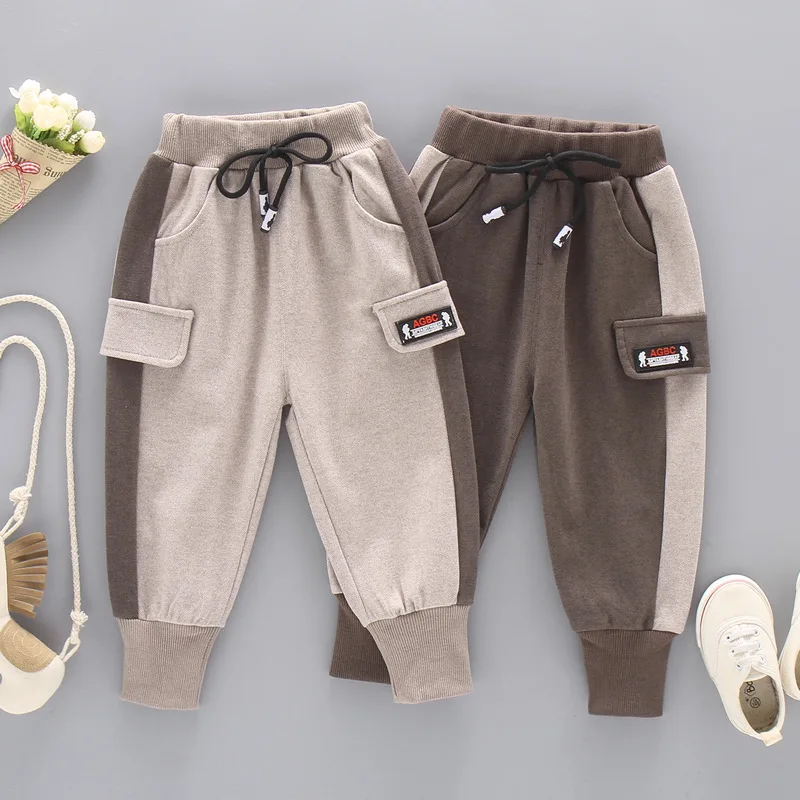 Детская одежда для мальчиков, ni zi ku, осень и зима, стиль, треугольные детские штаны для мальчиков 2-7 лет, модные брюки, 6