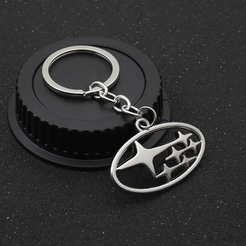 

3D Metal Car Keychain Key Chain Key Rings Logo Auto Accessories For Subaru forester legacy outback xv impreza wrx sti tribeca