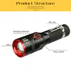 8000 Lumens led Flashlight USB Rechargeable T6 Flashlight Torch Lamp Lantern 18650 Waterproof LED Bike Flashlight ► Photo 3/6