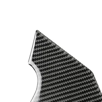 

1pc Cup holder trim Auto Carbon Fiber Interior Cover For Infiniti Q50 2014-19 Sticker Decal