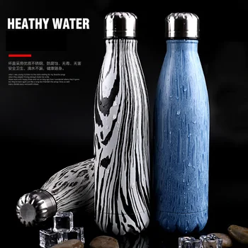 

750ML Water Bottle Vacuum Insulated Flask Thermal Sport Chilly Hot Cold Cup
