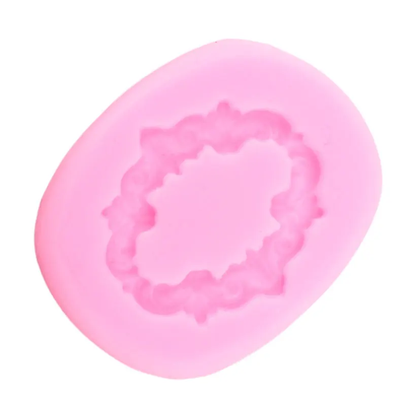 Vintage Frame Cake Border Silicone Mold Scroll Relief Fondant Cake Decorating Tools Cupcake Candy Clay Chocolate Gumpaste Moulds