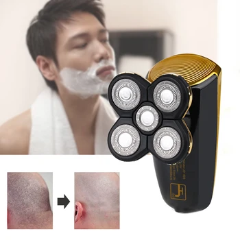 

3D Floating Shaver Waterproof Electric Razor USB Charging Shaving Machine Mini Portable Mens Beard Trimmer Bald Head Clipper 38D