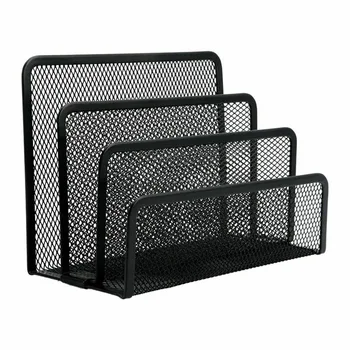 

Mesh Letter Sorter Mail Document Tray Desk Office File Organiser Holder Multifunctional File Storage Hogard