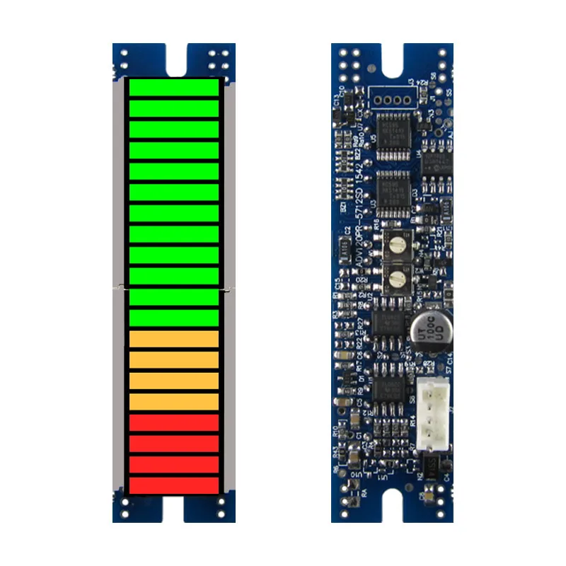 

20-segment Passive LED Meter Module with Analog Signal, Suitable for Displaying Battery (lithium Battery) Voltage