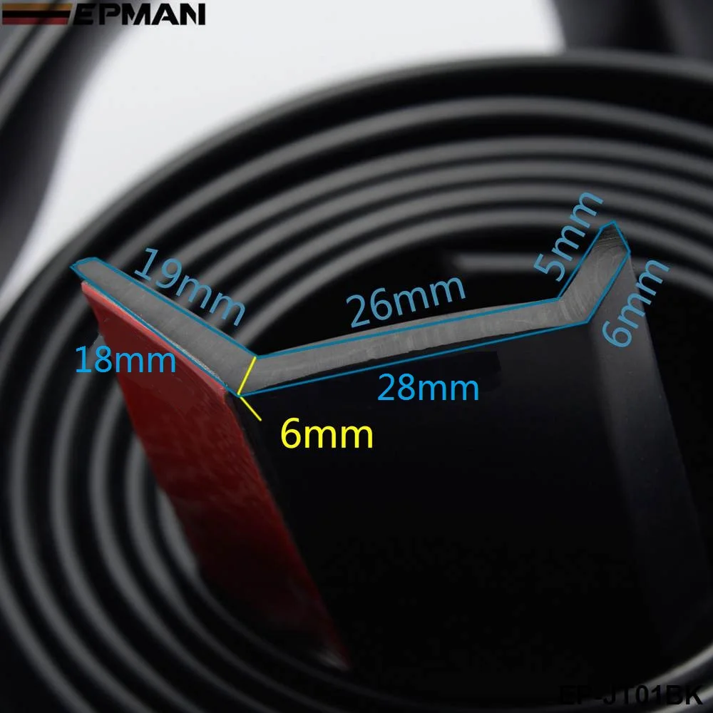 Front Bumper Spoiler Chin Lip Splitter Valence wing Body Kit Fit For Honda Civic (Black/Red/Blue) For BMW f20 1 EP-JT01