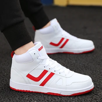 

New Men's Shoes Winter Autumn Mens Shoes Casual Comfortable Footwear Men High Top Sneakers Men Cotton Shoes Chaussures Hommes