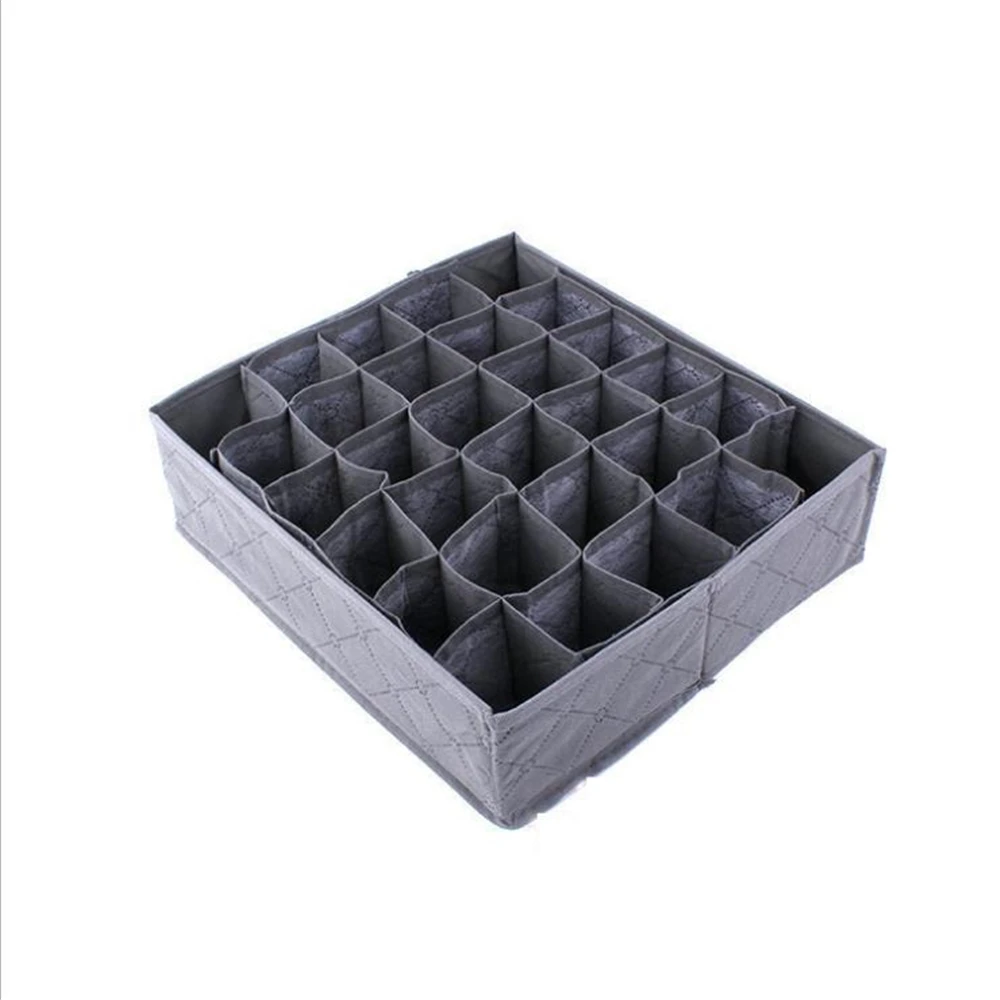 

New Non Woven Storage Box Container Drawer Divider Closet Boxes For Ties Socks Bra Underwear Clothes Organizer Hot