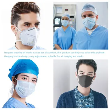 

Disposable Three-layer Mask Adjustable Dust-proof Breathable Non-woven Anti Pm.2.5 Mask With Strap Health Care Accessories y