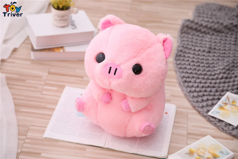 Kawaii Розовая Свинья плюшевая игрушка Triver мягкие животные свиньи кукла для маленьких мальчиков и девочек детский подарок на день рождения Рождество украшения