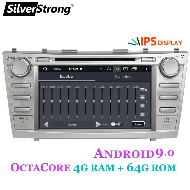 SilverStrong Android9.0 4G Автомобильный DVD 2DIN для TOYOTA CAMRY V40 AURION OctaCore 32GB DSP опция 2007 2008 2009 2010 2011 V40