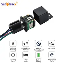 Traceur GPS de voiture ST-907, dispositif de suivi, localisateur GSM, télécommande, surveillance antivol, système d'huile de coupure avec application gratuite