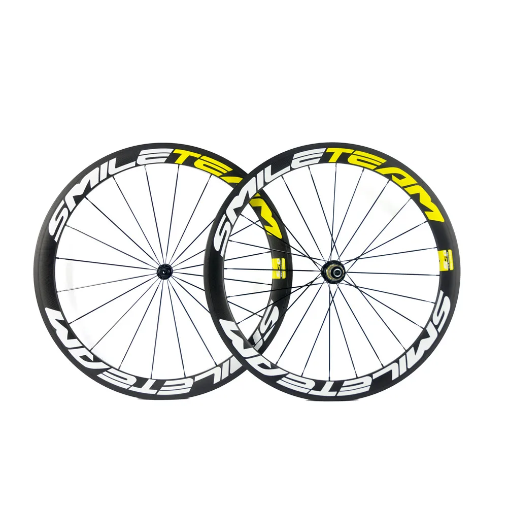 Ultralight Full Carbon Road Bicycle Wheels 700C 50mm Clincher Road Bike Wheelset Racing Bicycle Carbon Wheels R13 Hubs 3k Matte