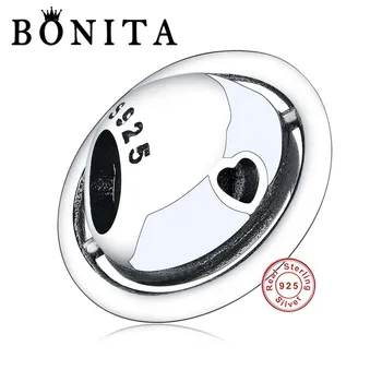 

Original 925 Sterling Silver Globe Universe Charm Dangle Fit Original Pan Charms Bracelet Necklace Bead Berloque DIY Jewelry