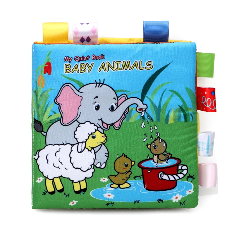 

Baby Cloth Book Intelligence Development Educational Toy Soft Cloth Learning Cognize Books for 0-12 Months Kids Quiet Book