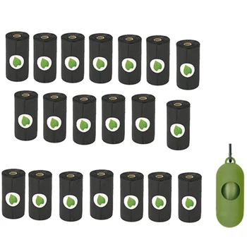 

Degradable Dog Poop Bags Eco-Friendly Pet Waste Bags Dispenser Outdoor Carrier Pet Poop Bags Dog