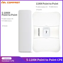 Pont extérieur sans fil Wi Fi CPE, 5 11KM, 5GHz, Point d'accès, longue Distance, amplificateur de Signal, antenne, extension de Nanostation AP