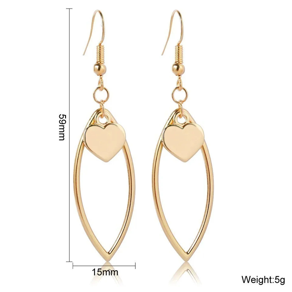 Women Trendy Design Korean Drop Earrings Fashion Gift For Lover Beach Earrings Female Women Handmade Wedding Jewelry
