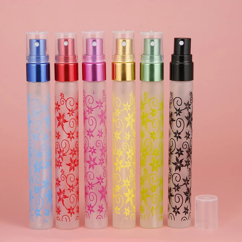 6 Pcs/lot Frosted Printed 10ml Glass Perfume Spray Bottles Atomizer Empty Refillable Portable Mini Parfum Bottle voron v2 4 printed parts essential structural parts printed by fusrock abs gf material 10% glass fiber low grain matte texture