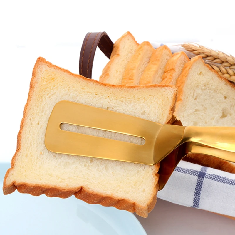 Best Multi-Function Rose Gold Food Clip Steak Bread Clip Barbecue Accessories Kitchen Tongs Solid 304 Stainless Steel Food Cooki