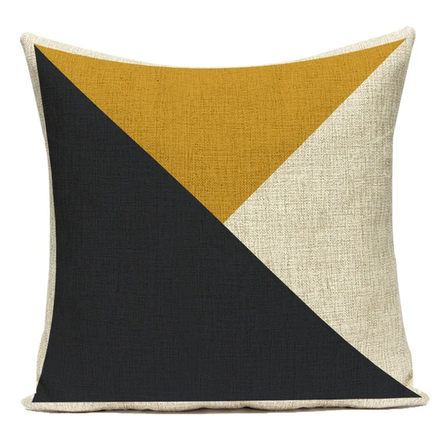 Nordic Simple Cushions Case Yellow Stripe Home Decorative Pillow Cases Line Cushion Covers Pillows Covers Sofa Nordic Simple Cushions Case Yellow Stripe Home Decorative Pillow Cases Line Cushion Covers Pillows Covers Sofa Bed Cushion Cover