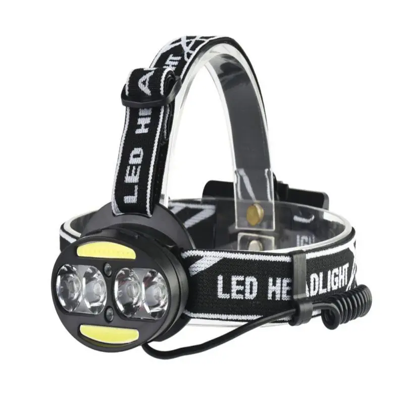

8 Led Headlight Usb Cable With Instruction Sensor Wearable Headband Lighting Usb Rechargeable Headlamp Super Brights