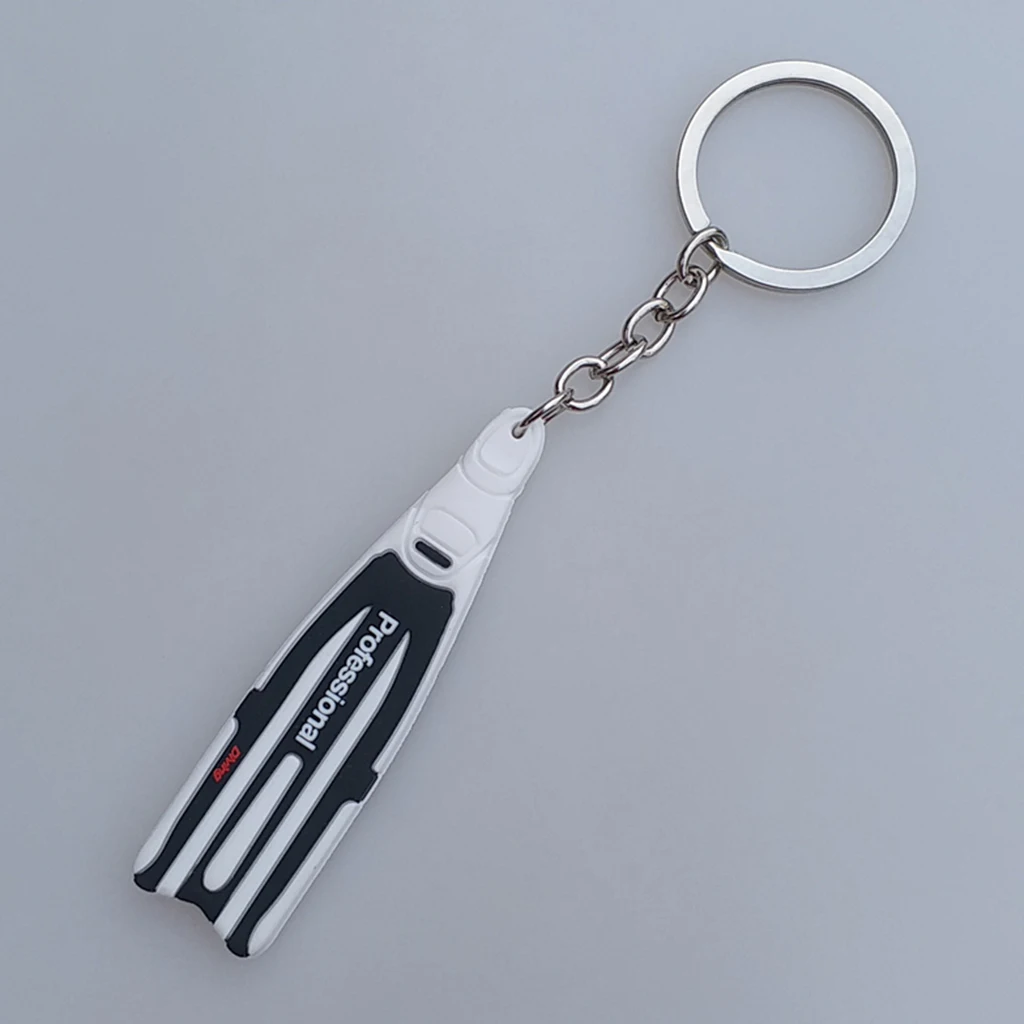 Scuba Diving Fins Flippers Key Chain Holder Keyring Keychain Key Chain Flipper Keychain Keyring for Swimming Diving