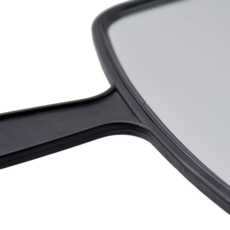 Hairdressing Large Mirror Comfortable Black Handheld Coating Mirror Beauty Makeup Hairdresser Household Looking Glass