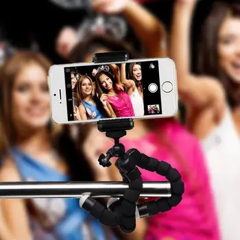 

Universal Sponge Octopus Tripod Mobile Phone Bluetooth Selfie Camera Set Stand Live Stand Bracket Adaptable Tripod