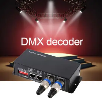 

Professional 3CH DC12-24V RGBW DMX 512 Decoder LED Controller RGB LED DMX512 Decoder 3 Channel with Two Working Modes