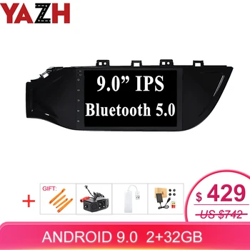 

YAZH Android 9.0 Pie 9.0" IPS Screen Car Multimedia GPS For Kia RIO K2 2017 With1024*600 HD/ SWC /OBD /Carplay /Mirror Link