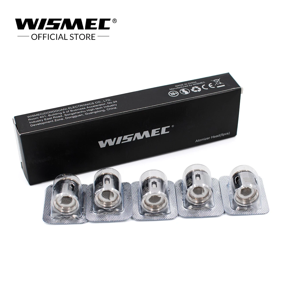 Оригинальный wismec WM01 Single 0.4ohm /WM02 Dual 0.15ohm /WM03 Triple 0.2ohm/WM M Головка Катушки для