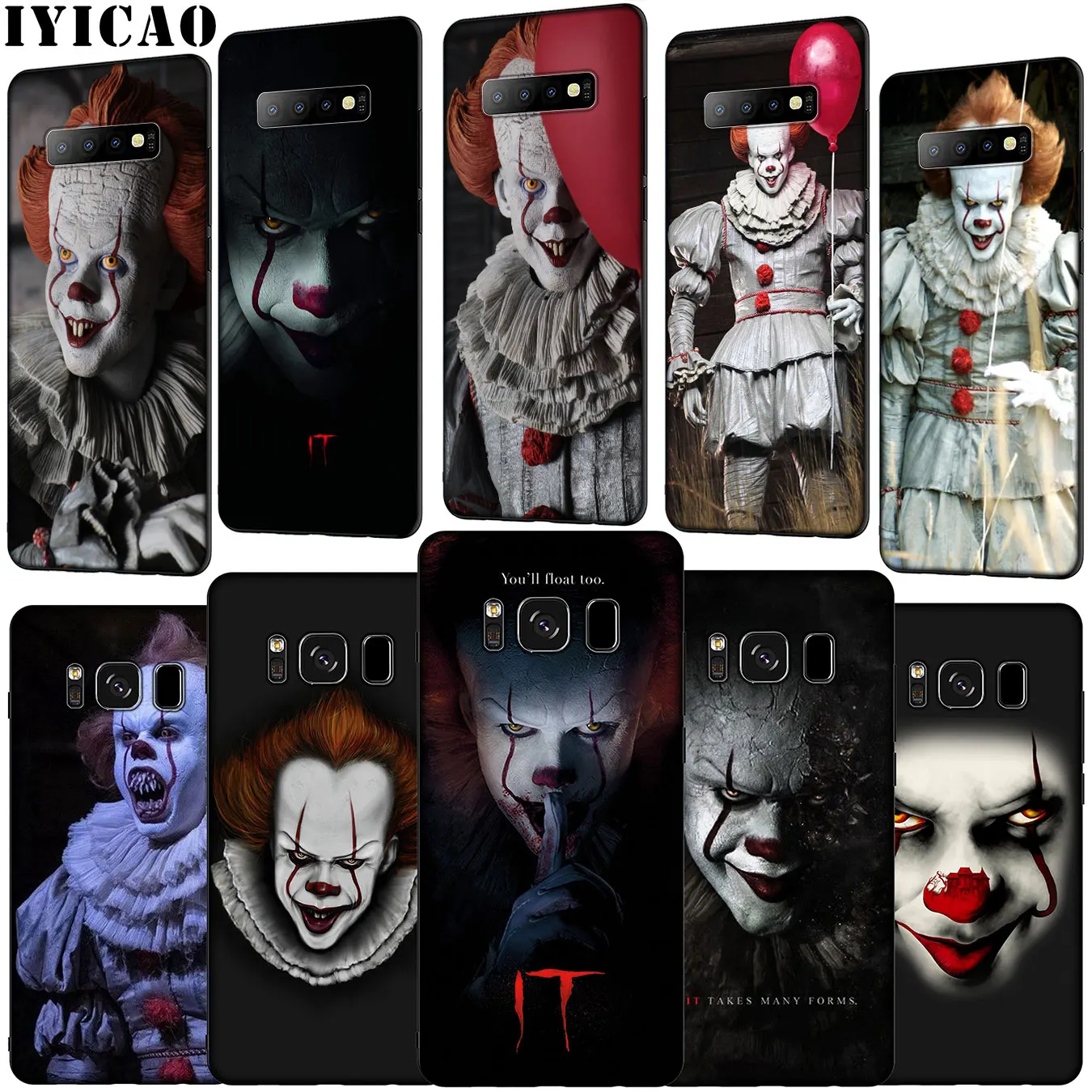 Чехол для телефона IYICAO мягкий силиконовый чехол IT Pennywise Samsung Galaxy S20 Ultra S10 Lite S9 S8 Plus S6