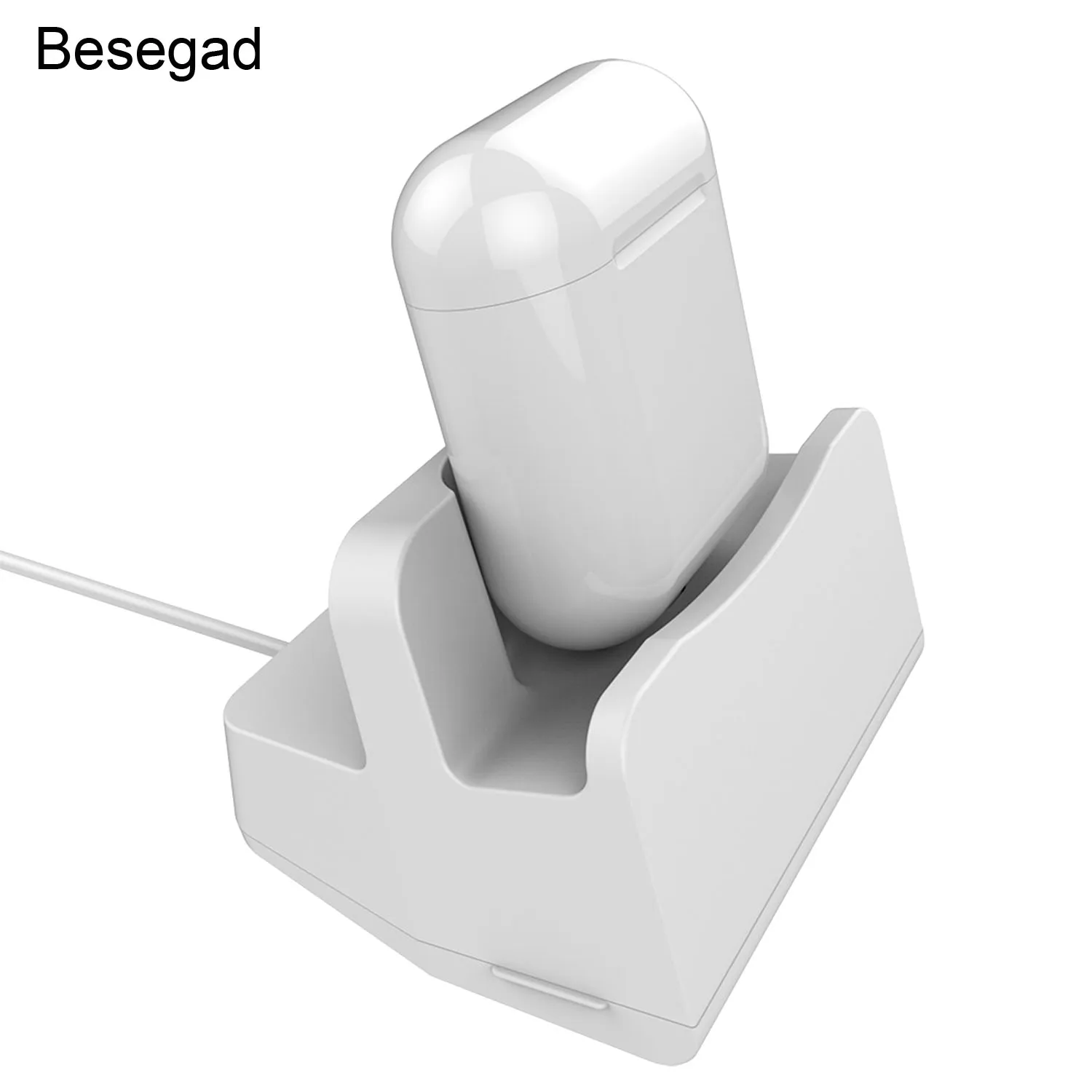 Besegad 2 в 1 Настольный держатель для зарядки док-станции зарядное устройство Apple