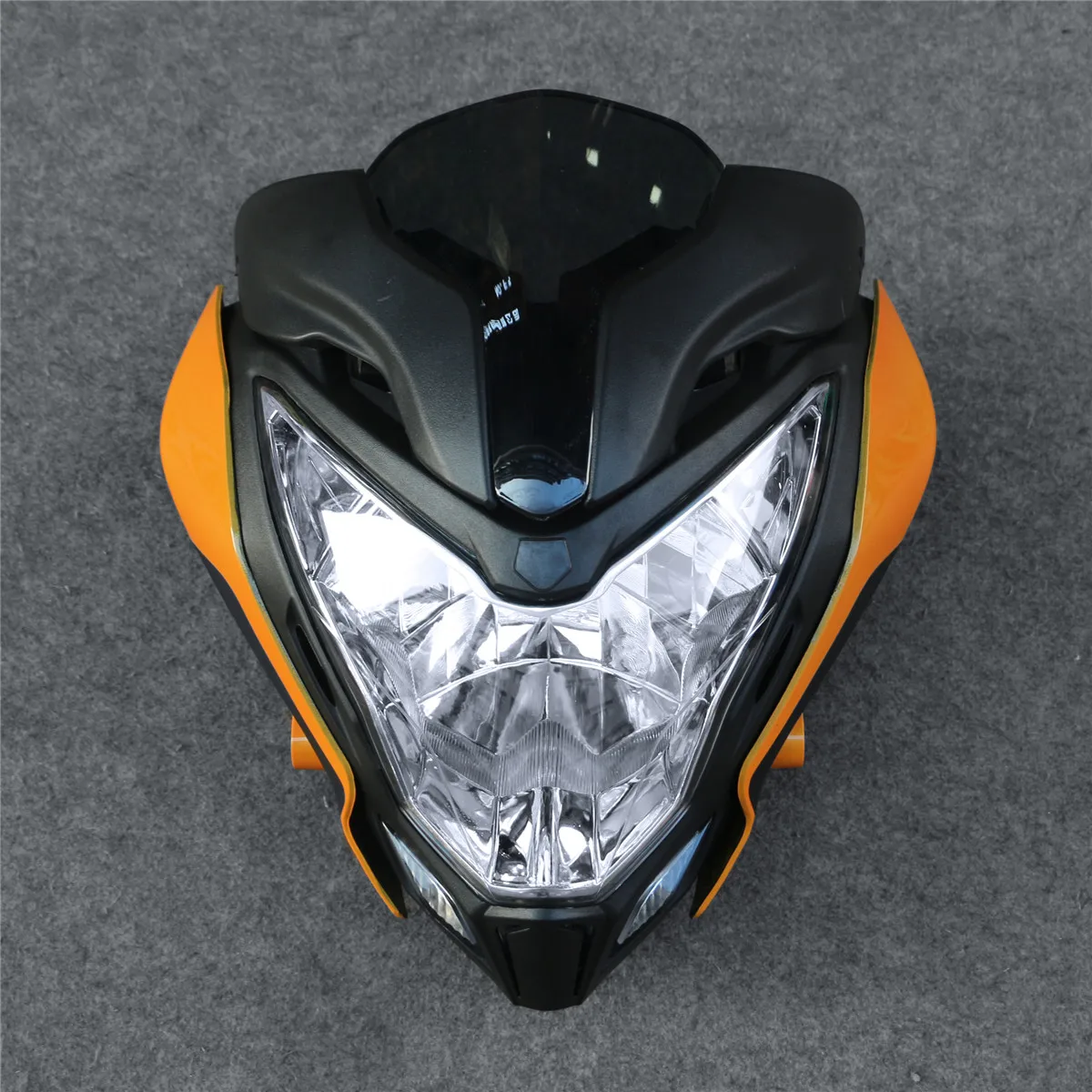 PULSAR150 PULSAR200 передний головной светильник, налобный фонарь в сборе, головной светильник, лампа для BAJAJ Pulsar 150 200, аксессуары для мотоциклов - Цвет: Цвет: желтый