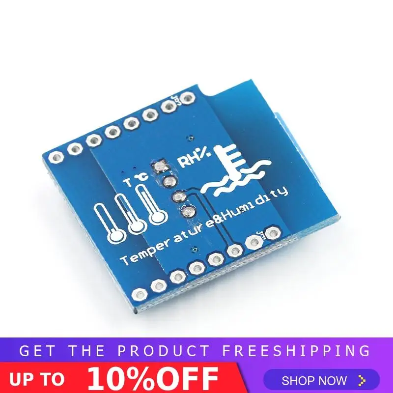 DHT щит для WEMOS D1 Мини ESP32 мини DHT11 одноавтобусный цифровой датчик температуры и влажности модуль датчик температуры wifi
