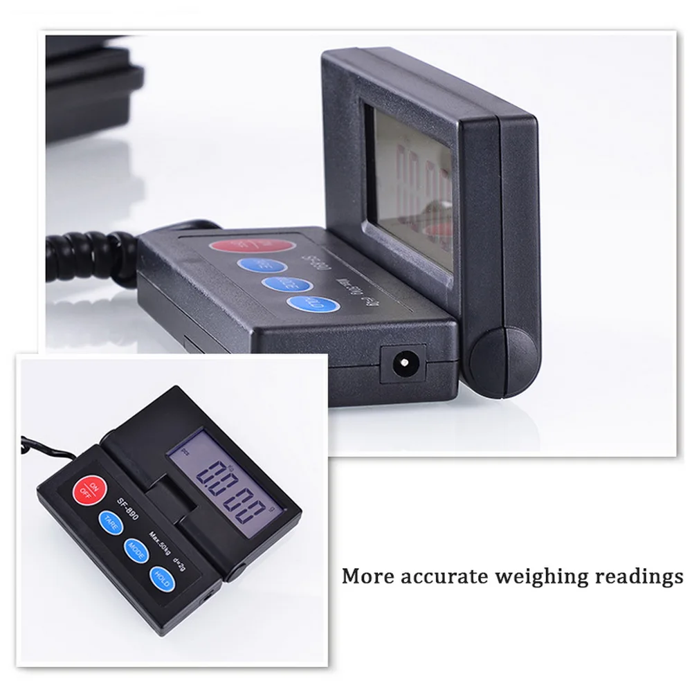 

High Precision 50G Digital Scale Mini Portable LCD Electronic Package Postal Weighing Luggage Express Package Scale No Battery